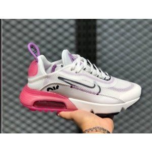 Nike Air Max shoes Basketball training fashion athletic pink white